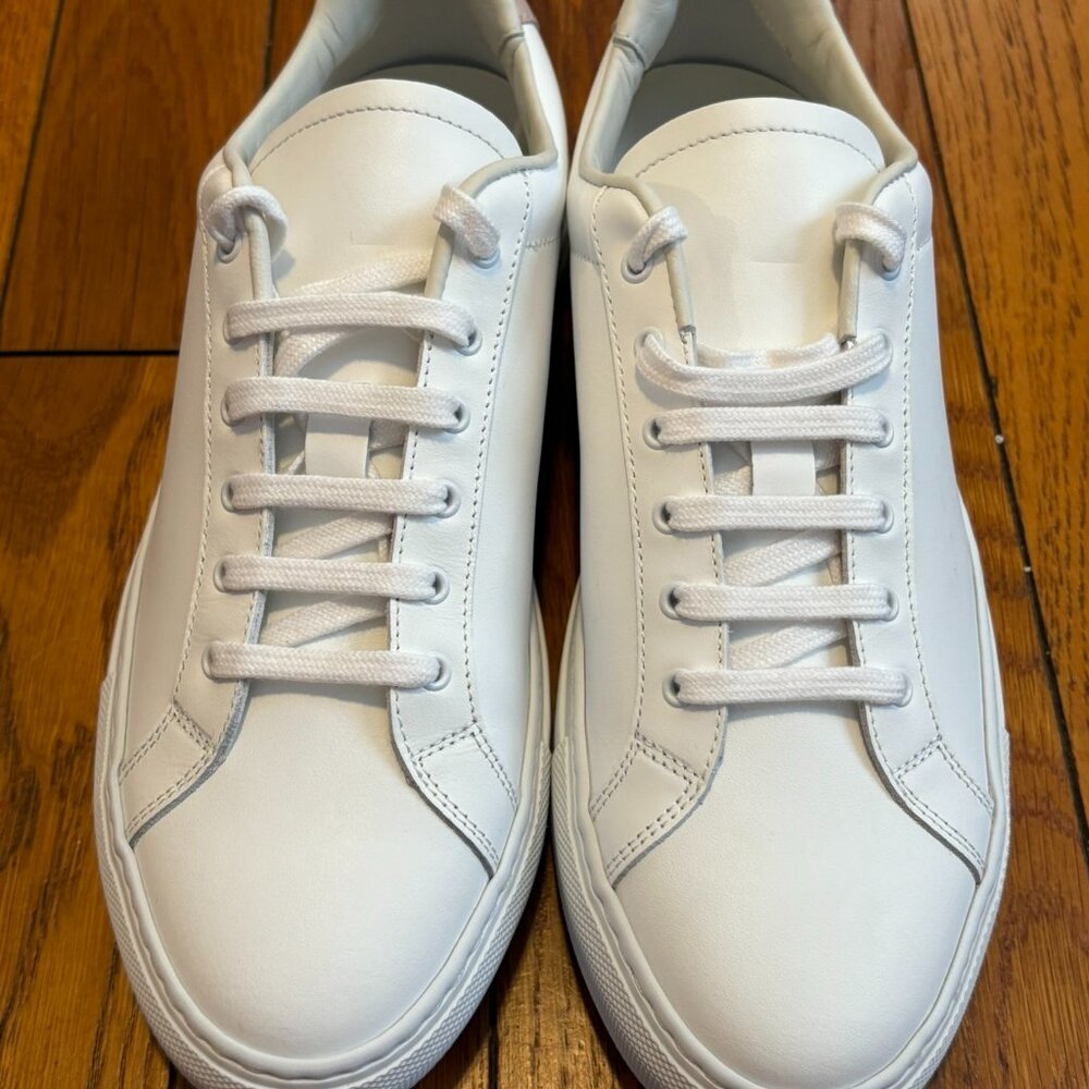 NWOT Woman by Common Project Sneakers Size 39 EU Italian-Made White Leather